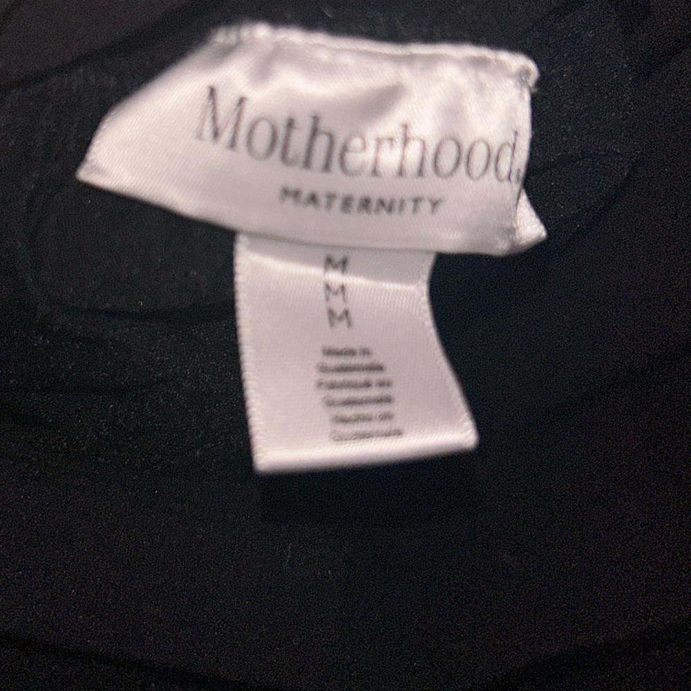 Motherhood Maternity Black Full Panel Pants M - Picture 2 of 3
